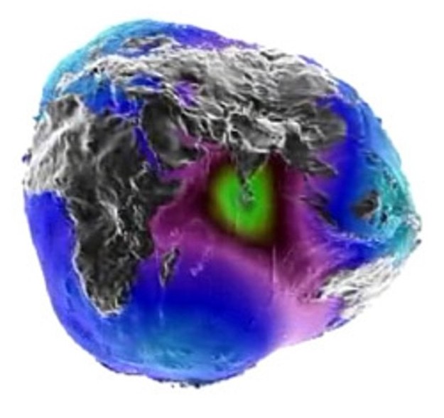 GRAVITATIONAL HOLE ON EARTH AS POSITIV.  -  GRAVITACIONA RUPA NA ZEMLJI KAO POSITIV.
