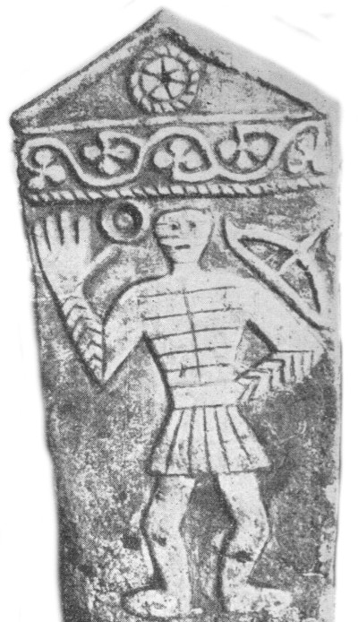 Radimlja tombstone, image from 1950 year. - Radimlja stecak fotografija iz 1950 godine.