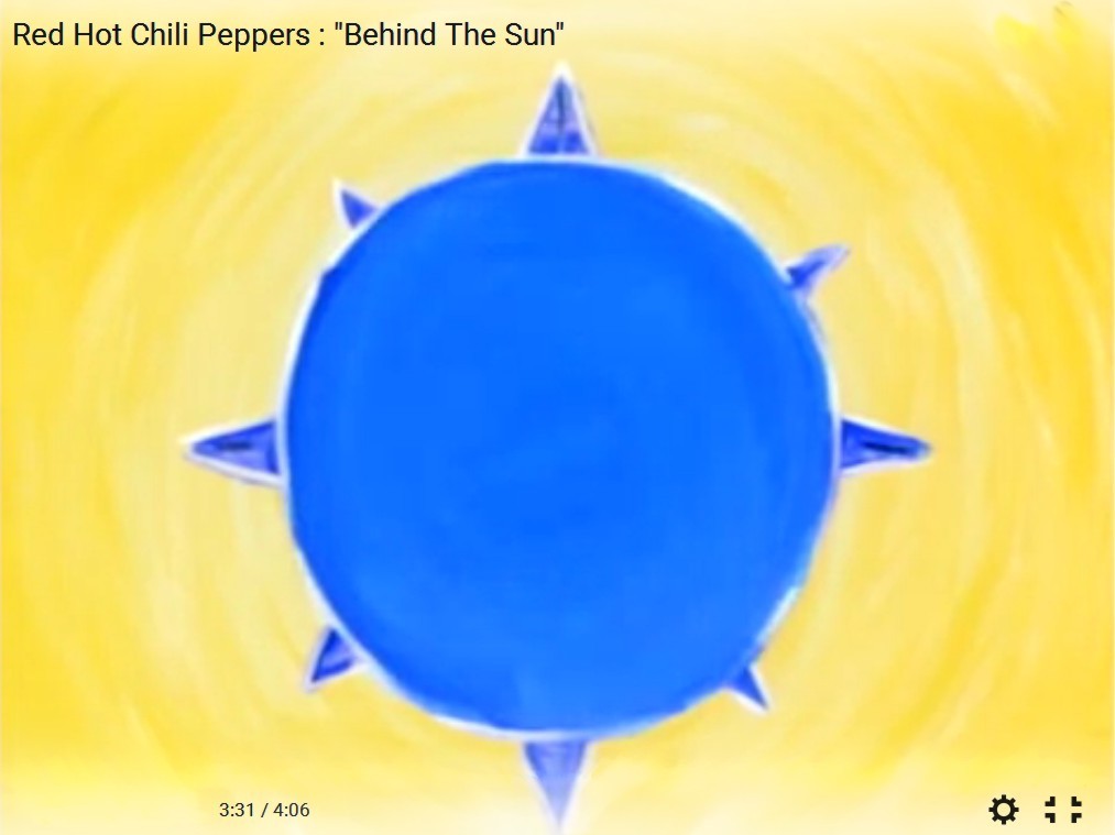 RED HOT CHILI PEPPERS BEHIND THE SUN FROM 1987 YEAR NEGATIVE.