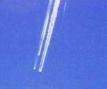 Columbia - Burning people fall from the sky over Texas...