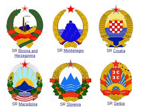 GRBOVI  JUGOSLOVENSKIH REPUBLIKA