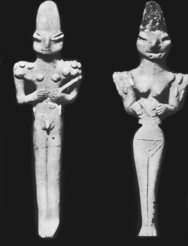 ALIEN  MALE FEMAL...SOURCE BAGDAD MUSEUM