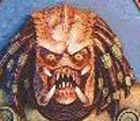 Predator face from movie PREDATOR