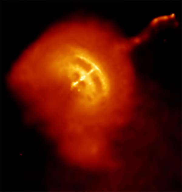 Pulsar called Vela X (PSR 0833) jet.