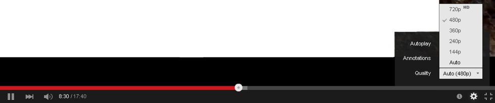 YOUTUBE - NAMJESTI VIDEO REZOLUCIJU  -  VIDEO RESOLUTION SETUP